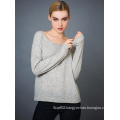 Lady′s Fashion Cashmere Blend Sweater 17brpv042